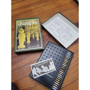 Vintage 1964 Jumpin 3M Bookshelf Board Game Complete with all metal pawns.